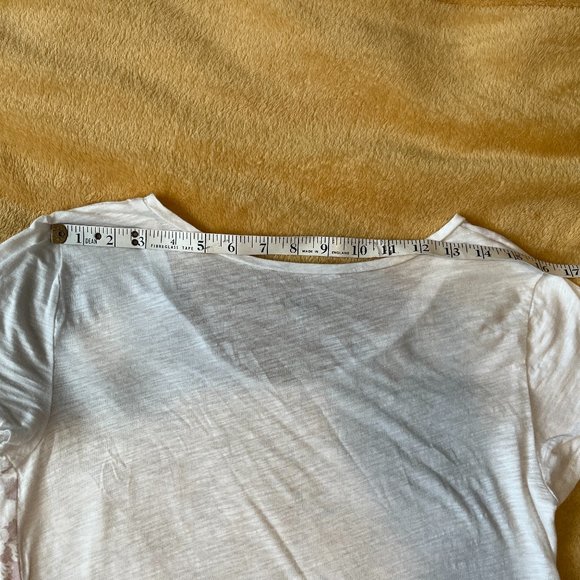 LOFT Tee Shirt Size Small Floral Paisley Pattern Graduated Colours Lovely - Picture 11 of 14